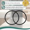 2 09985 Pressure Canner Sealing Ring Gasket for presto 01745 01751 01755 01781 01782 01784 Pressure Cooker 16 18 23 Quart Including Overpressure Plug