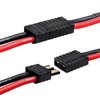 Hobbypark RC Battery/Charger Adapter Connector for Traxxas to Deans T Plug with 12AWG Gauge Wire