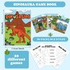 36 Pcs Dinosaur Mini Activity Books for Kids DIY Game Books Set with Pterosaur Dragon Egg Tyrannosaurus Patterns Mini Coloring Book Party Favors Goodie Bags Stuffers Classroom Back to School Supplies