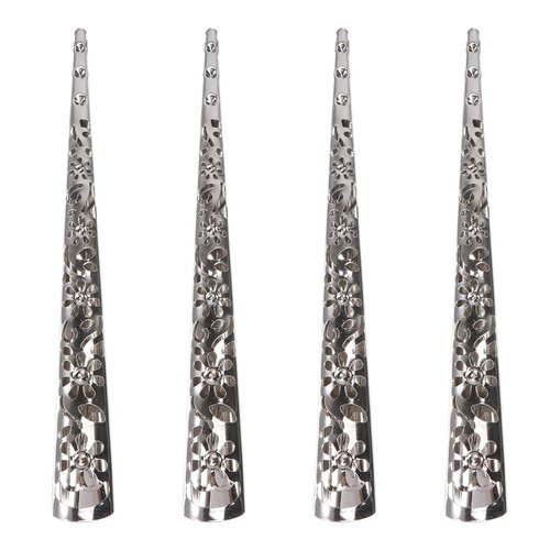 Billed Hair Clips, 4 Packs Hollow Style Hair Clip Rustproof Metal Alligator Curl Clips with Holes for Hair Styling, Hair Coloring