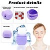 Ambesi Ice Roller for Face, Facial Massage Tools, Reusable Cube Mold, for Eyes and Neck to Brighten Skin & Enhance Glow / Tighten & Tone Skin & De-Puff The Eye Area