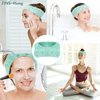 JINS-Hung Facial Spa Headband for Makeup and Washing Face Microfiber Elastic Head Wrap Comfort to Skincare Shower Mask Thick Hair Band for Women & Girls 3-PACK