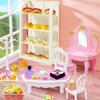 168 Pieces Mini Food Toys Dollhouse Accessories Miniature Supermarket Shelves Furniture Play Grocery Store Mini Shopping Basket