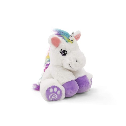 Plushible Unicorn Plush Stuffed Animals - 10 Inch White Unicorns for Girls, Baby, Newborn Plushie Toys, Fluff Soft Unicorn Stuffie - Unicorn Rainbow Hair Kid Stuffed Animal - Unicorn Animal Plush
