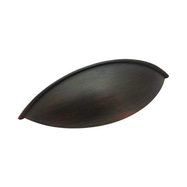 Cosmas 10 Pack 9236ORB Oil Rubbed Bronze Cabinet Hardware Bin Cup Drawer Handle Pull - 3-3/4" Inch (96mm) Hole Centers