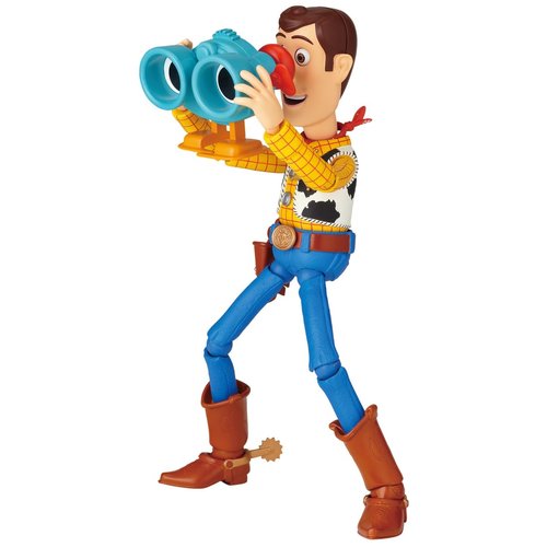 Kaiyodo Revoltech Toy Story Woody Ver.2, Total Height Approx. 5.9 inches (150 mm), Non-scale, PVC & ABS, Pre-painted Action Figure