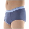 Wearever Incontinence Underwear for Men - Reusable & Washable Men's Bladder Control Briefs with Regular Absorbency - Leak Proof Underwear (Single Pair) (Gray) (3XL) (Waist 46-48)