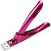 PANA USA Professional Stainless Steel Acrylic Nail Tips Clipper Cutter - False Nails/Fake Nails/Artificial Nails Trimmers for Nail Manicure Pedicure, Clip Tool for Home Nail Art DIY (Rose Red)