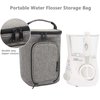PACMAXI Carrying Bag for Waterpik Water Flosser, Portable Storage Bag for Water Flosser and Accessories Suitable for Travelling, Trips, Camping (Grey)