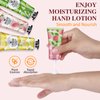 VESPRO 12 Pack Hand Cream Gifts Set For Women, Bulk Hand Lotion Travel Size for Dry Cracked Hands, Mini Hand Lotion for Mother's Day Gifts, Birthday Gifts and Baby Shower Party Favors