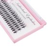 Bodermincer 8-20mm to Choose 0.07 Thickness 20D Cluster False Eyelashes Natrual Mink Hair Silk Lashes Eyelash Extensions Fake Lashes (14mm)