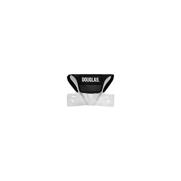 Douglas Football Butterfly Restrictor Cowboy Collar, Attach to Shoulder Pads (Black)