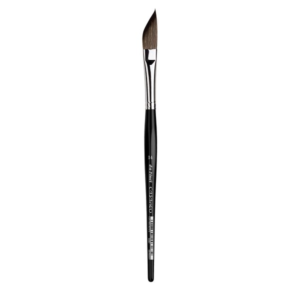 da Vinci Watercolor Casaneo Watercolor Brush, 14, Black