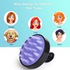 Shampoo Hair Brush, YES! Scalp Care Hair Brush with Soft Silicone Scalp Massager