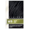 Clairol Natural Instincts Semi-Permanent Hair Dye for Men, M19 Black Hair Color, Pack of 3