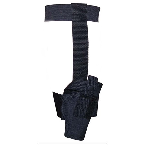 Size 12 Ankle Holster Concealed Carry Pistol Handgun. 380 Back Up Black