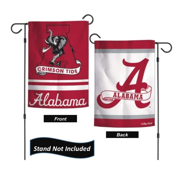 Alabama 12.5” x 18" Double Sided Yard and Garden College Banner Flag Is Printed in the USA (Vault)