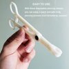 Disposable Piercing Clamps - Lyuxzad 25Pcs Piercing Forceps Rounded Slotted Septum Clamps Septum Forceps for Lip Labret Eyebrow Navel Tongue Belly Ear Nose Piercing Kit Piercing Tools