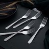 24 Pieces Dinner Forks Set (7.1 inch), Unokit Silver Stainless Steel Dinner Forks Set of 24, Forks Silverware, Flatware Forks for Home, Kitchen or Restaurant - Mirror Polished, Dishwasher Safe
