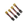 Hengfuntong-Elec XT60 Plug Male Female to TRX Plug Male Female Plug Connector Battery Adapter 14awg 40mm 2pairs