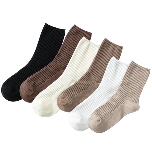 Crew Socks for Women Scrunch Cute Aesthetic Socks Clean Girl Aesthetic Clothes Long Socks Vanilla Girl Cozy X9-Hun81-M