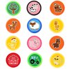 36PCS Farm Barnyard Animal Party Favors 24 Tattoos Sticker 12 Stamp Set Ideal Cute Cow Pig Tractor Horse Themed Birthday Decor Supplies Goodie Bag Classroom Gifts Rewards for Girls Baby Shower Prizes