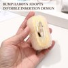 Minkissy Hair Volume Clip Bump It Up Hair Clip, 5pcs Volume Hair Base Inserts Updo Hair Padding Sponge Hair Pad Bump It Up Hair Pads Hair Styling Clip for Women