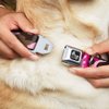 Buckle-Down Seatbelt Buckle Dog Collar - Camo Pink - 1.5" Wide - Fits 16-23" Neck - Medium