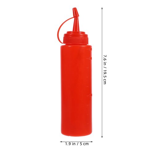 TOYANDONA Tricky Ketchup Bottle Prank Ketchup Bottle Tricky Prop Novelty Prank Toy Fool's Day Trick Prop Fake Ketchup Bottle Halloween Party Toy Fake Squirt Bottle Models Simulation Prop