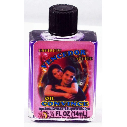 6 Pieces BRYBRADAN Convince Spiritual Oil VENCEDOR ACEITE ESPIRITUAL -1/2 FL OZ 14.7ML