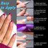 LoveOurHome 600pc Square Gel x Nail Tips Long Fake Nail Clear Full Cover False Nail Tips Square Artificial Fingernails Soft Gel X Nail Art Tips for Acrylic Nails Gel X Extension Press Nail Making
