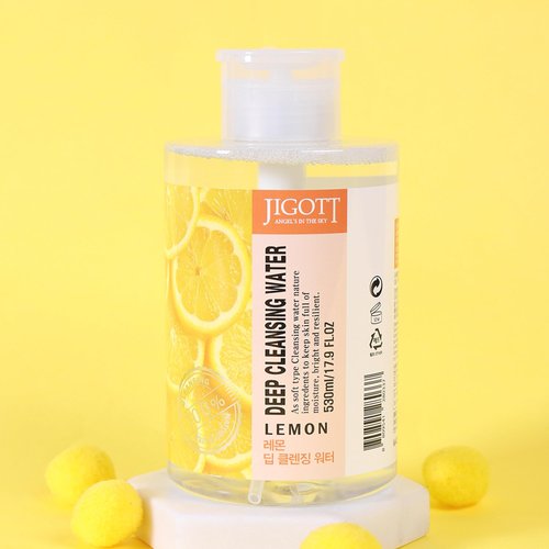Jigott - Lemon Deep Cleansing Water 17.92FL OZ/530ml
