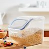 LOCK & LOCK Easy Essentials Food Lids (Flip-Top) / Pantry Storage, BPA Free, Top-21 Cup-for Beans, Clear