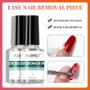 AIJIMEI 10ml Nail Glue Remover Gel Nail Gel Remover,Gel Remover For Nails Quickly Remove Professional Glue Off Nail Glue Remover for Nail Tips (2pcs)