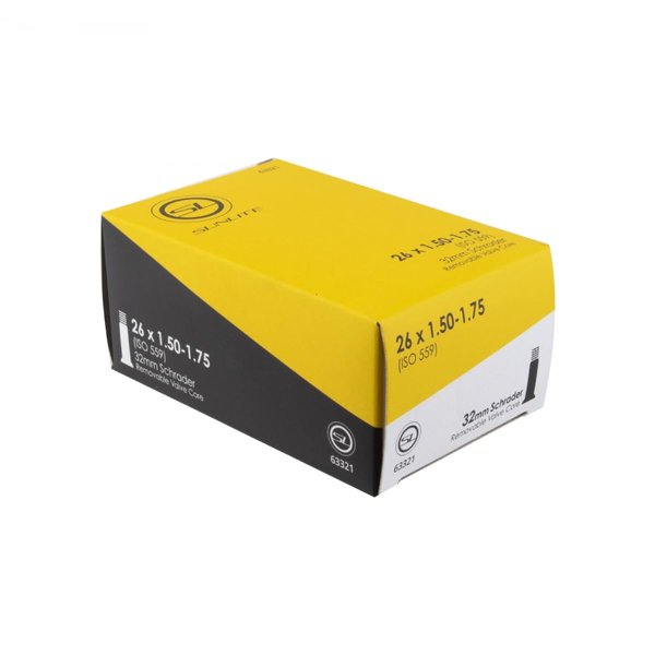 Sunlite Schrader Valve Bicycle Tubes, 26 x 1.50-1.75" / 32mm Valve