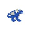 MIGHTY- Blue Junior Dragon - Squeaker-Multiple Layers. Made Durable, Strong & Tough. Interactive Play Dog Toy (Tug, Toss & Fetch). Machine Washable & Floats