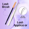 WENDY Lash Extension Kit Lash Clusters Kit D Curl Cluster Lashes 40+50D Individual Lashes with Lash Bond and Seal Lash Applicator Lash Glue Remover Brush Eyelash Clusters(40/50P-D Kit,16-20mm)
