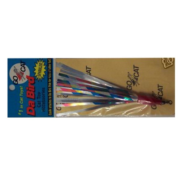 GoCat Da Bird Cat Toy Refill Accessories, Handmade in the USA, Sparkler