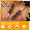 Bore Brush Bristles Wire Brush for Power Drill Cleaning Wire Brush with Hex Shank Handle for Power Drill Cleaning Wire Brush (Stainless Steel,5 Pieces)