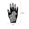 XMASIR 20 Sheets Henna Tattoo Kit Stencil for Hand, Temporary Airbrush Tattoo Stencils Arabian Tattoo Stickers Henna Templates for Body Paint Art (20Pcs-1)