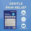 HealthWise Cold Hot Medicated Menthol XL Patch | 5% Menthol | Back and Large Areas | 5.51” x 9.84” | 6-Count | Paraben-Free | Soothes Minor Aches and Pains | Super-Size Relief