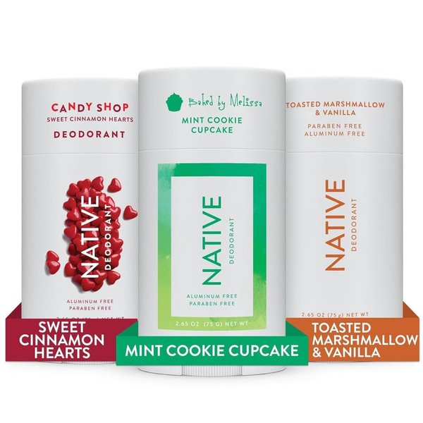 Native Deodorant Contains Naturally Derived Ingredients, 72 Hour Odor Control | Deodorant for Women and Men, Aluminum Free with Baking Soda, Coconut Oil and Shea Butter | 3-Pack