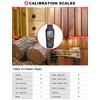 QLUUE Digital Moisture Meter, Moisture Tester with Replaceable pin, Temperature Measurement, Backlit LCD Display Moisture Detector for Wood, Building, Floor