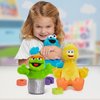 Sesame Street Friends Cookie Monster, Big Bird, and Oscar 8-inch 3-piece Sustainable Plush Stuffed Animals Set, Kids Toys for Ages 18 Month by Just Play