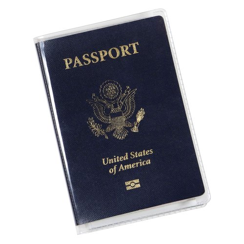 Millennial Essentials unisex-adult Waterproof Clear Passport Cover Plastic Passport Protector Vinyl ID Card Protector Case Holder Travel Pack of 6,