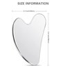 Desnice Gua Sha Facial Tools, 304 Stainless Steel Guasha Tool for Body Face Neck and Eyes, Therapy Trigger Point Treatment, Gua Sha Scraping Massage Tool with Travel Pouch