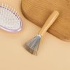 1 Pack Hair Brush Cleaning Tool,Comb Cleaner Brush Hair Brushes Cleaner Wooden Handle Hair Remover Mini Hair Brush Comb Cleaning Brush for Removing Hair Dust Home Salon Use Rake Design