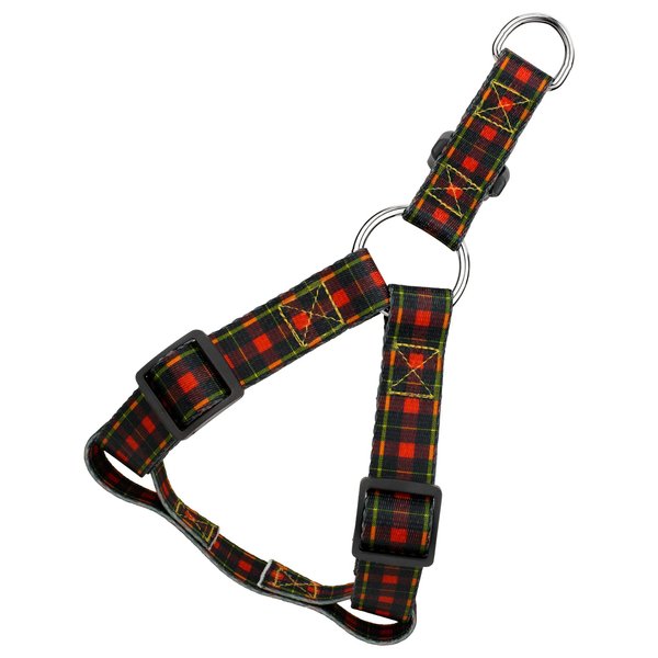 Country Brook Petz - Buffalo Plaid Step-in Dog Harness - Plaids and Argyle Collection with 3 Classy Designs (5/8 Inch, Small)