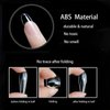 500Pcs Oval Nail Tips for Acrylic Clear Fake Nails Full Cover, 10 Sizes