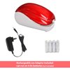 Craftinova Electric Stapler-Red,Including 2000 Staples and 1 Staple Remover, Suitable for Palm Size and high Comfort，25 Sheet Capacity, AC Adapter or Battery Powered，Battery not Included